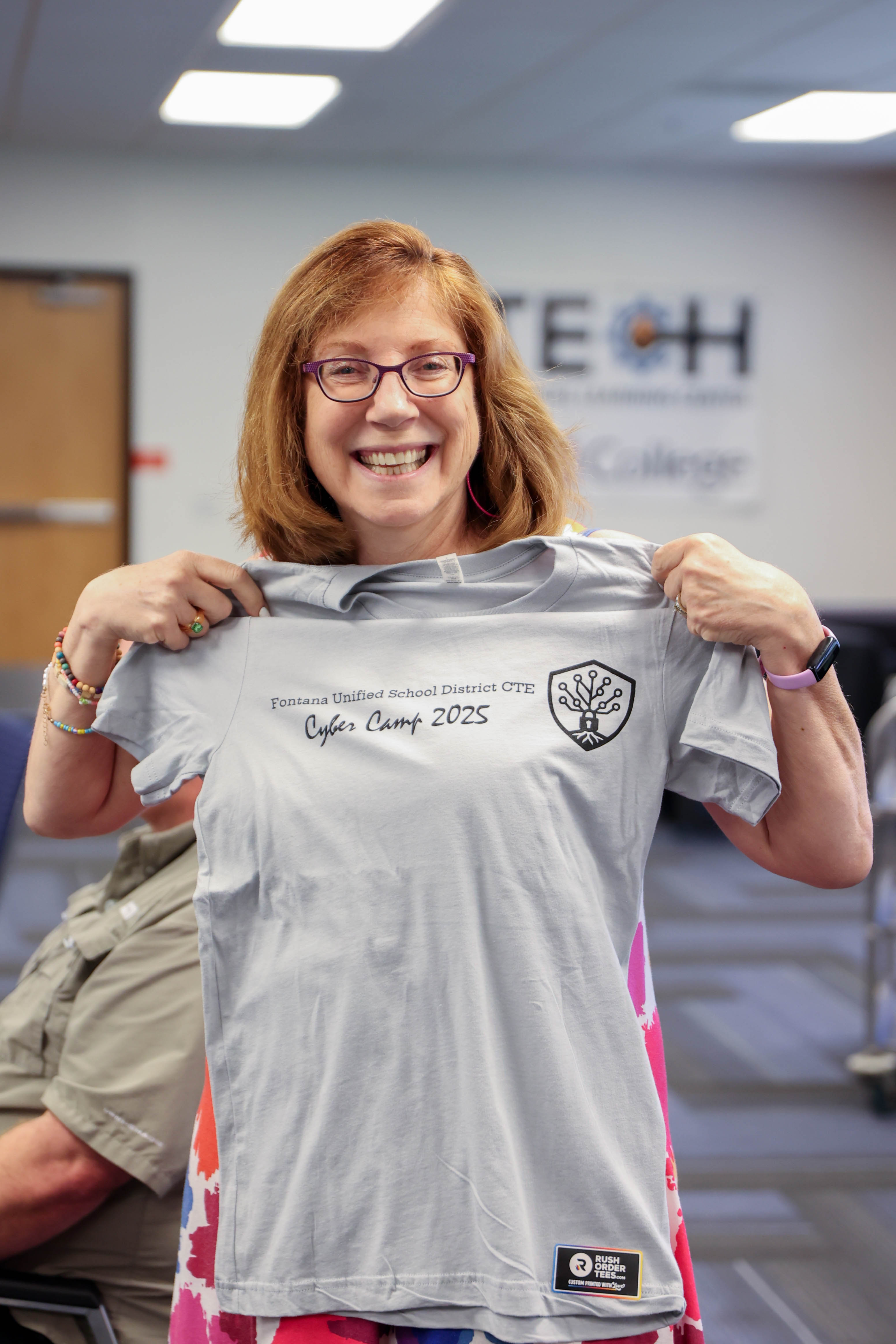 Team working on cyber defense challenge