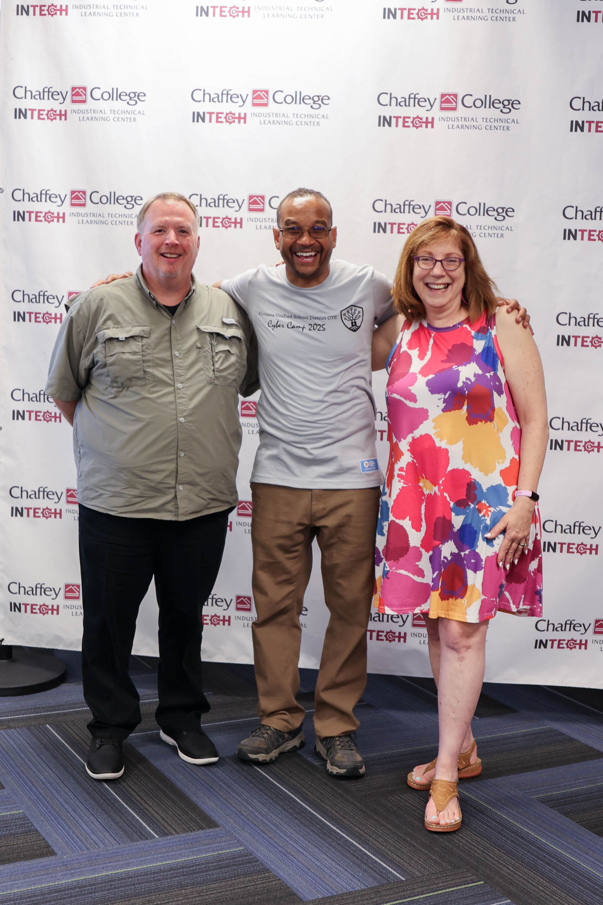 Camp participants in training session