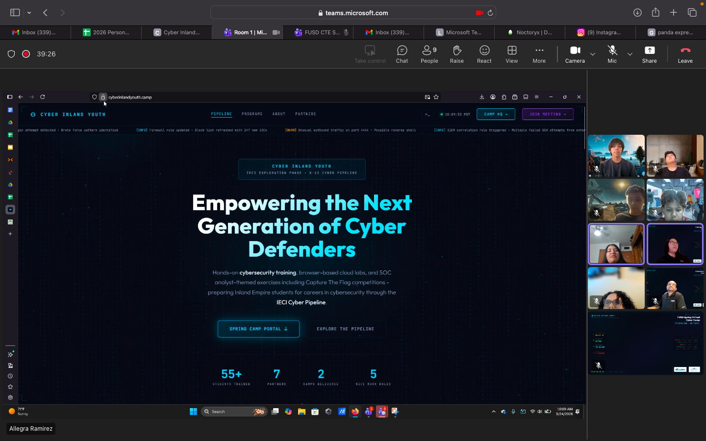 FUSD Spring 2026 Virtual Cyber Camp - Day 2