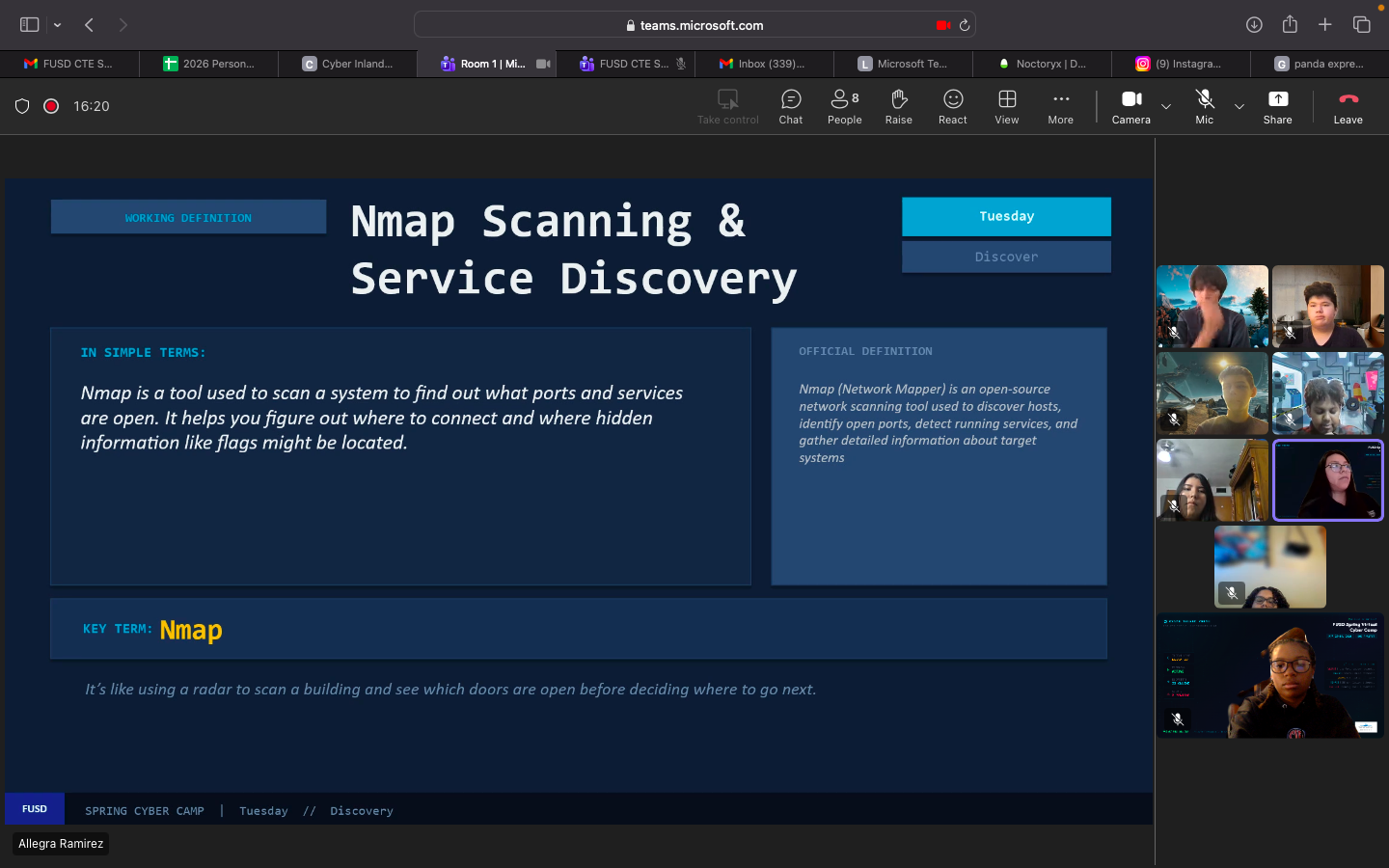 FUSD Spring 2026 Virtual Cyber Camp - Day 2